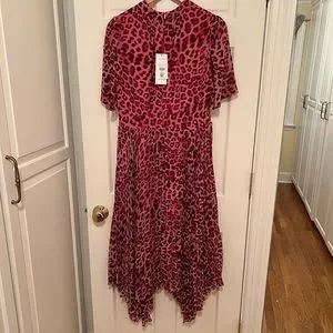 Whistles Dresses Whistles Jungle Cat Pleated Midi Dress Poshmark